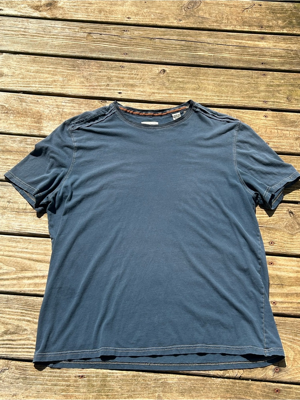 Men's Short Sleeve Crew Neck Tee in Slate Blue
